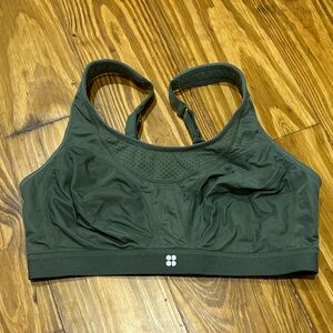 Sweaty Betty 36C Green Sports Bra